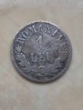 1 Leu 1874 Argint Carol l