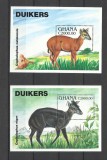GHANA 1994 FAUNA ANIMALE ANTILOPE DUIKERS