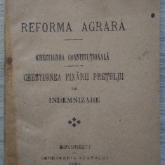 Nicolae P. Romanescu / Reforma agrară - ediție 1921