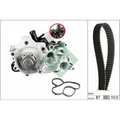 Kit distributie + Pompa apa Audi A1 (8x1, A1 Sportback (8xa, A3 (8v1, A3 Cabriolet (8v7, A3 Sedan (8vs, A3 Sportback (8va, A4 B9 (8w2, A4 B9 Avant (8 foto
