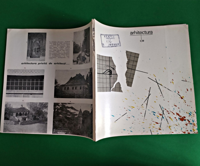 Revista Arhitectura numarul 5 1988 R4 Sarmisegetuza Ceasuri desteptatoare