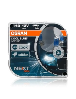 Set 2 buc Bec H8 Osram Cool Blue Intense Next Gen 12V 35W foto