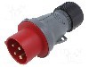 Conector alimentare AC, IEC 60309, IP44, 16A, 460V, 4 pini, AMPHENOL - 2CMA101960R1000