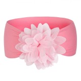 Bentita Copii Roz cu Floare Lata, Textil, Fetite
