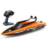 Cumpara ieftin Barca cu telecomanda iUni RC Racing Boat Waterproof, Frecventa 2.4G, Portocaliu