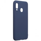 Husa TPU Forcell Soft pentru Samsung Galaxy A20e, Bleumarin