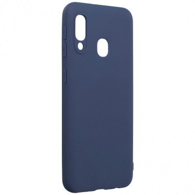 Husa TPU Forcell Soft pentru Samsung Galaxy A20e, Bleumarin foto