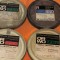 4 cutii goale pt. pelicula film bobina proiectie diametrul 18 cm orwo agfa