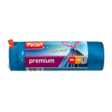 Cumpara ieftin Saci menajeri cu snur 60 l LDPE albastru 10 bucati/rola