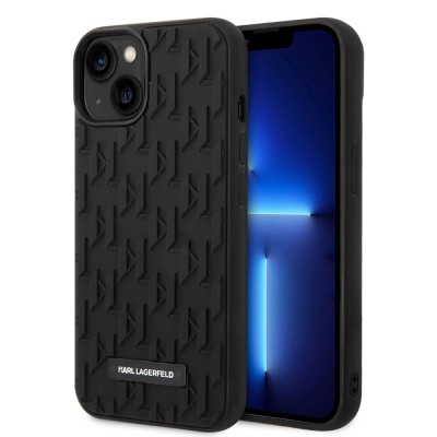 Husa originala iPhone 14 Plus Karl Lagerfeld 3D Design, Monogram, KLHCP14MRUPKLPK foto