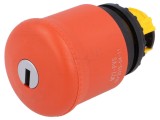 Comutator de siguranță cu cheie 22mm roșu 2 poziții EATON ELECTRIC