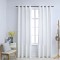 vidaXL Draperii opace cu inele metalice, 2 buc., alb, 140 x 245 cm 134484