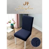 Cumpara ieftin Set 6 Huse Elastice pentru Scaun, Bumbac, Bluemarin - SIPRHSC-10