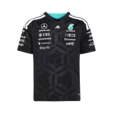Mercedes AMG Petronas tricou de copii black official Teamline Replica F1 Team 2026 - 152 cm (kids)