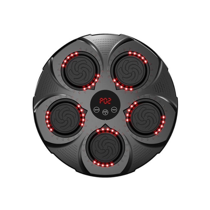 Aparat de box, Smart, cu muzica si lumina LED, incarcare usb, 40 x 40 cm, conectare bluetooth, robust