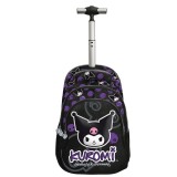 Ghiozdan tip troler cu maner telescopic, Graffiti, Kuromi Jolt
