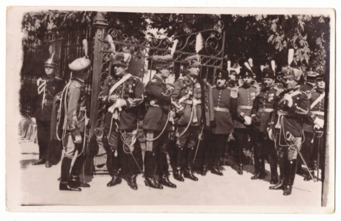 4845 - BOTOSANI, Army, officers, Romania - old postcard, real PHOTO - unused