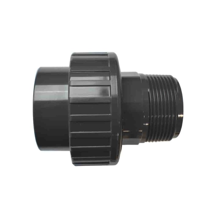 PVC 3/3 &Icirc;mbinare mufă adezivă x AG 50 mm x 1 1/2&quot;
