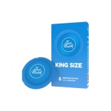 Prezervative LOVE MATCH King Size XXL, din latex, diametru 60 mm, 6 buc