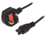 Cablu Alimentare 1.8m 3x0.75mm2 Negru