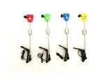 Set 4 Swingere Pescuit cu LED, Tija Contragreutate, 4 Culori, Jack - Avertizori Pescuit Noapte/Vant