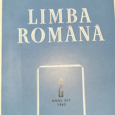 Iorgu Iordan - Limba Romana, Nr. 2 1965 (Academia Romana, lingvistica)
