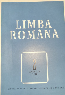 Iorgu Iordan - Limba Romana, Nr. 2 1965 (Academia Romana, lingvistica) foto