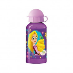 Sticla apa aluminiu Disney Princess Rapunzel SunCity, 400 ml, 17.5 x 6.5 cm foto