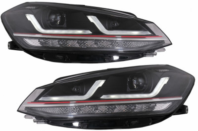 Faruri LEDriving Osram Full LED compatibil cu VW Golf 7.5 VII Facelift (2017-2020) GTI pentru halogen cu Semnal Dinamic LEDHL109-GTI foto