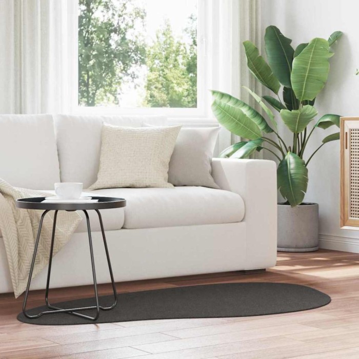 vidaXL Covor Antracit 80 x 150 cm Poliester