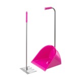 Lopată Mistboy cu greblă, roz, 75&nbsp;cm