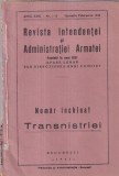 Revista Intendentei si Administratiei Armatei. Numar inchinat Transnistriei.