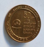 ASE - Academia de Inalte Studii Sconomice din Bucuresti - insigna invatamant superior, anul 1968