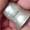 (157) CUTIUTA DIN ARGINT, FORMA CLOPOTEL, VINTAGE, MARCAJ BRITANIC, 13.92 GRAME