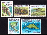 Insulele Feroe 1978 - Insulele Mykines, vederi, serie neuzata