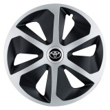 Set 4 capace roti Roco Gri-Negru R17 pentru gama auto Toyota