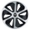 Set 4 capace roti Roco Gri-Negru R17 pentru gama auto Toyota