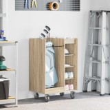 vidaXL Dulap Golf cu roata Simplu Stejar Sonoma 65 x 45 x 98 cm 899449