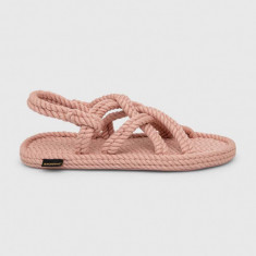 Bohonomad sandale Bodrum femei, culoarea roz, BOD.0060.WRS