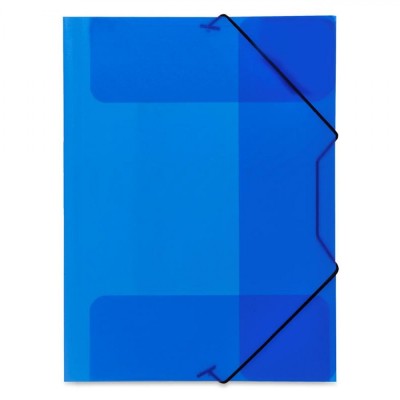 Mapă Plastic PP, A4, Albastru, Elastic, 25.5x34cm foto