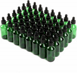 KAN 2 oz Dropper Bottle 24 Pack sticle din sticlă verde Boston 60ml cu picătură, Oem