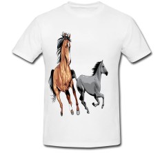 Tricou &amp;quot; Wild horse &amp;quot; foto