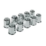 Capacele ABS prezoane camion 10buc - 32mm - Crom Garage AutoRide