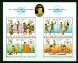 Insulele Cook 1983 - Cercetași, Baden-Powell, minicoala neuzata