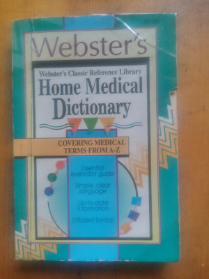 Webster&amp;#039;s Home medical dictionary A-Z foto