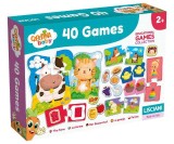 Joc educativ Ferma Vesela cu 40 de activitati si puzzle-uri pentru copii 2+