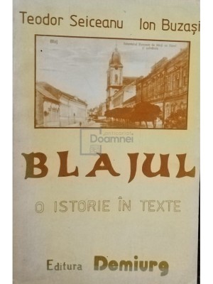 Teodor Seiceanu - Blajul - O istorie in texte (Editia: 1993) foto