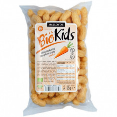 Biokids- pufuleti ecologici cu morcovi 55gr