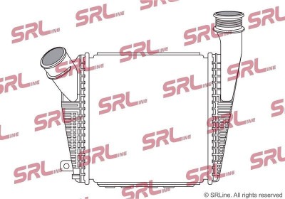 Intercooler Porsche Panamera 16-, motor: 2.9 V6 T, partea stanga, 273x293x64, SRLine, Aluminiu/ Plastic brazat, 971145803C; 971145803E foto