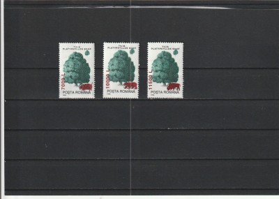 ROMANIA 2000 LP 1534 SPECII FORESTIERE 1994 SUPRATIPAR SERIE MNH NESTAMPILATA foto